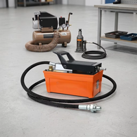 Système de réparation de carrosserie automobile à pompe pneumatique 1,6 L, unité de puissance portable à pédale en acier pour réparation de poids lourds, haute pression