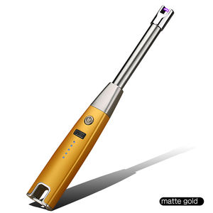 Hot <b>Sale</b> Elegant Style Led Power Display Windproof Gas <b>Stoves</b> Rechargeable Arc USB Lighter - Product Image 2