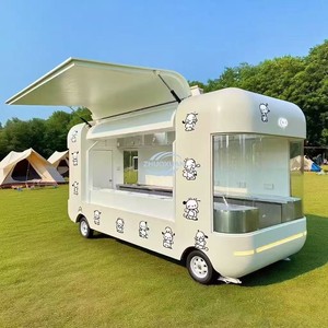 Customizable Electric Wedding Truck Mobile <b>Beer</b> Coffee Bar Ice Cream Trailer Food Grade Inner Panels - Product Image 3