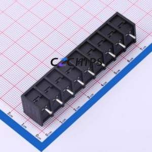 DBT50-7.62-9P-BK-P Barrier Terminal Block P=7.62mm Connector Three Sides 7.62mm 1x9P Edge Pin - Product Image 2
