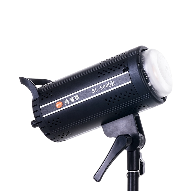 Zsyb SL-500Bi 300w Bi-Color COB LED Video Light Bowens Mount Studio Fill Light for Live Stream Portrait Product Photography