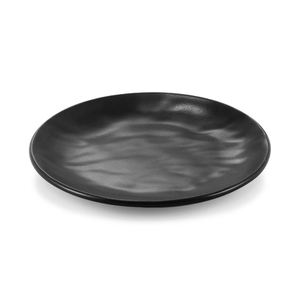 Unbreakable Reusable Matte <b>Black</b> Tableware Melamine Dinnerware Modern Luxurious Dishes Melamine <b>Plates</b> - Product Image 3