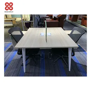 תמונה עומד חדרון שולחן משרד הנהלה מודרני משרד שולחן מחיצה מודרני 2 4 6 אדם צוות מושבי ריהוט שולחן במשרד