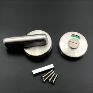 Serrure de porte de toilettes publiques en acier inoxydable 304 avec indicateur d'occupation rouge-vert - Product Image 3