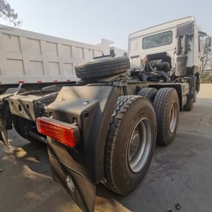 Tracteur routier Sinotruk HOWO 6X4, tête de tracteur lourd, nouveau camion diesel avec caméra arrière, 371HP 400HP, <span class=keywords><strong>occasion</strong></span> à vendre - Product Image 4