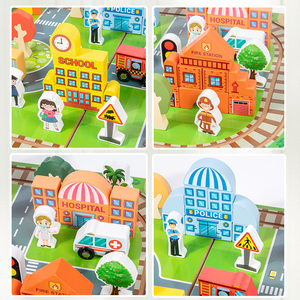 Ensemble de construction ferroviaire innovant de qualité supérieure, jouets éducatifs pour enfants, jeu créatif, OEM/ODM disponible - Product Image 5