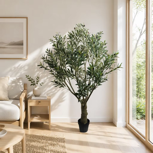 Árbol de Bonsái Artificial de Plástico, Estilo Moderno, Rama Gruesa de 180 cm, <span class=keywords><strong>Olivo</strong></span> Artificial <span class=keywords><strong>Grande</strong></span> para Decoración Navideña de Interiores - Product Image 1
