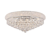 Lustre moderne de luxe pour chambre à coucher, luminaire de plafond encastré, vente chaude, lampe de plafond basse, lustre en cristal