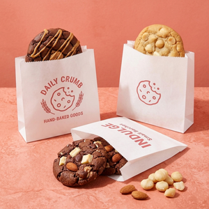 Muestra Gratuita de Bolsas de Papel Kraft Biodegradables, Ecológicas y Reciclables para Galletas de Panadería, Resistentes a la Grasa, para Papas Fritas, Hamburguesas y Bocadillos - Product Image 4