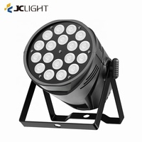 Luz LED Par 18x10w RGBW 4en1, Luces LED Par Can para Bodas, Fiestas, Iluminación de Escenario DMX Parled