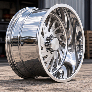 Rines Forjados para Camioneta 22x12 26x16 30x16 Pulidos de Perfil Bajo 8x165.1 8x180 8x170 para RAM 3500 Chevy Silverado Sierra Ford F-350 - Product Image 3