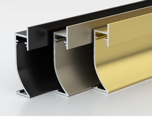 Bán Hot LED chiếu sáng nhôm ván chân tường trang trí cơ sở Hội Đồng Quản trị hồ sơ đúc TRIM tầng phụ kiện ốp chân tường - Product Image 2