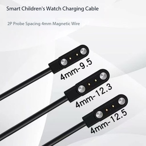 Cavo di Ricarica Magnetico per Smartwatch per Bambini, Alloggiamento in ABS, 2 Contatti, 4/<span class=keywords><strong>5</strong></span> Pin, Tipo BNC - Product Image 5