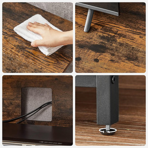 Supporto <span class=keywords><strong>TV</strong></span> per <span class=keywords><strong>TV</strong></span> fino a <span class=keywords><strong>60</strong></span> <span class=keywords><strong>pollici</strong></span> con scaffali aperti Console <span class=keywords><strong>TV</strong></span> moderna per soggiorno sala intrattenimento - Product Image 4