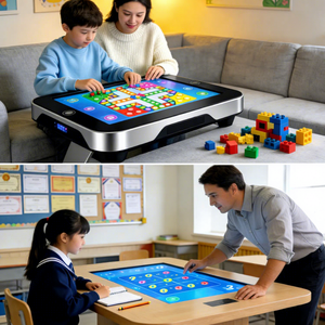 Table de jeu interactive avec projection pour enfants : brainstorming, éducation, travail d'équipe, défis créatifs et activités numériques - Product Image 6