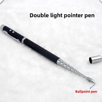 Stylo pointeur laser infrarouge personnalisable Bâton en métal rétractable pour l'enseignement Stylo laser de table de sable avec LED