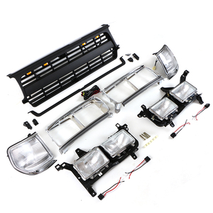 Phụ tùng ô tô phía trước lưới tản nhiệt đầu đèn Surround Chrome chân đế phù hợp cho Landcruiser lc80 fj80 1990-1997 - Product Image 3