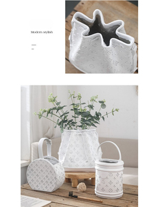 Hiện Đại P92 Nhựa Túi Bình Hoa Độc Đáo Hoa Container Cho Nội Thất & Vườn Thanh Lịch Túi Xách Bình Cho Máy Tính Để Bàn Trang Trí - Product Image 2