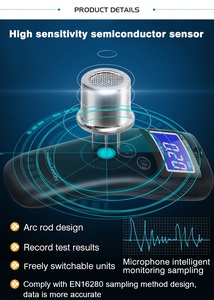 Testeur d'alcoolémie professionnel à écran LCD numérique pour voitures, <span class=keywords><strong>prix</strong></span> usine - Product Image 4