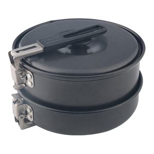 Ensemble de cuisine de camping 2 pièces avec poignée pliable, poêle à frire en aluminium antiadhésive - Product Image 4