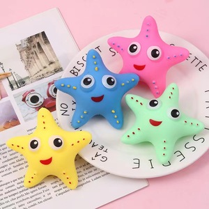 Wholesale TPR Kawaii Cartoon Starfish Shaped Pressure Release Promotional Gift Decompression <b>Squeeze</b> Toys for Kids and Adults - Product Image 4