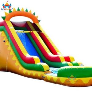 Tobogán Acuático Inflable Comercial de Carreras de 16 Pies en Venta - Product Image 6