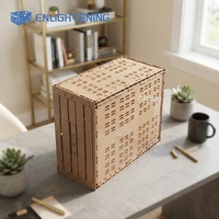 Caisse pliable en plastique à grain de bois, ventilée, panier de rangement pliable, empilable, boîte de livraison de fruits frais