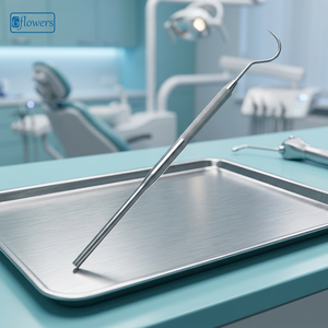 Sonda Dental de Alta Calidad 2026, Explorador de Acero Inoxidable de un Solo Extremo, Instrumento Manual con Certificación CE Clase I - Product Image 3