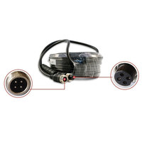 Cable de Extensión de Cobre Puro de 10 Metros con Conector de Aviación de 4 Pines para Cámara de Visión Trasera de Automóvil