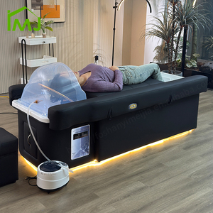 Cama de Champú para Salón con Lavacabezas para Masaje de Cabeza y Pedicura Spa para Pies - Product Image 3