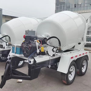 Anhänger Typ 3 m3 Yards Mobile Betonmischer Trommel Dieselmotor Betonmischer Tank zu verkaufen - Product Image 2