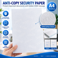 Papier de sécurité anti-copie A4 avec motif VOID caché pour les contrats, les certificats, les rapports, les documents commerciaux