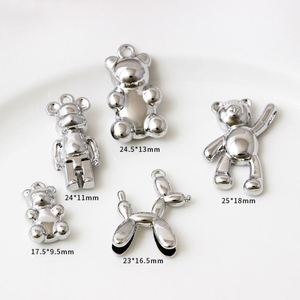 Colgante de Metal de Aleación para Joyería DIY: Avión, Corazón, Oso, Estrella - Product Image 3