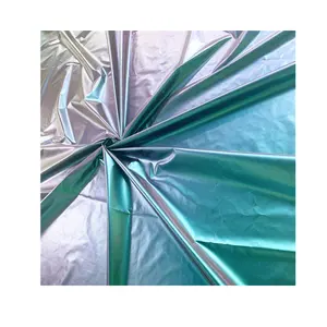 100%polyester fabric with Magic changing coating two colour fabric chameleon coating fabric for garment coat