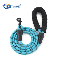 A mazon – laisse de chien en Nylon multicolore et Durable, laisse réfléchissante pour chien à corde ronde