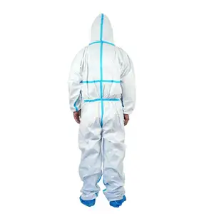 Produk kustom pakaian PPE untuk rumah sakit Coverall murah dengan Layanan Terbaik