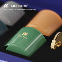 Mescente Lot de Bougies Noires Luxueuses Décoratives à l'Huile Essentielle de Lavande en Gros