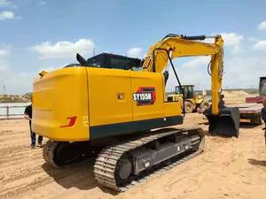 Excavatrice sur chenilles SY155H de qualité supérieure, fabrication originale, 15T, SY155H hydraulique, meilleur service, vente chaude, excavatrice en vente - Product Image 2