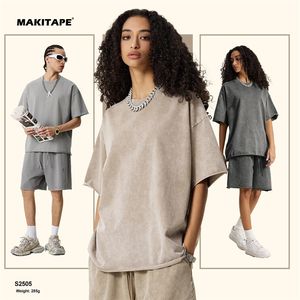 Camisetas Vintage de Diseño Personalizado S2505 para Hombre, 100% Algodón, 285g, Peso Pesado, Hombros Caídos, Estampado Personalizado, Dobladillo sin Rematar, DTG - Product Image 3