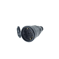 Prise de courant industrielle universelle de style allemand SCHUKO IP44 ROHS, anti-chute, contact en cuivre, coque en TPE, étanche à la poussière