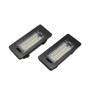 Nouvelles lampes LED <span class=keywords><strong>de</strong></span> <span class=keywords><strong>plaque</strong></span> d'immatriculation 2 pièces pour <span class=keywords><strong>BMW</strong></span> <span class=keywords><strong>E46</strong></span> E60 E70 E71 E82 E88 E90 E91 E92 E93 63267165646 - Product Image 1