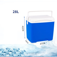 Nouvelle conception, glacière rotomoulée de 5L à 28L, boîte de refroidissement isolée imperméable pour boissons, glacière de camping, vente en gros