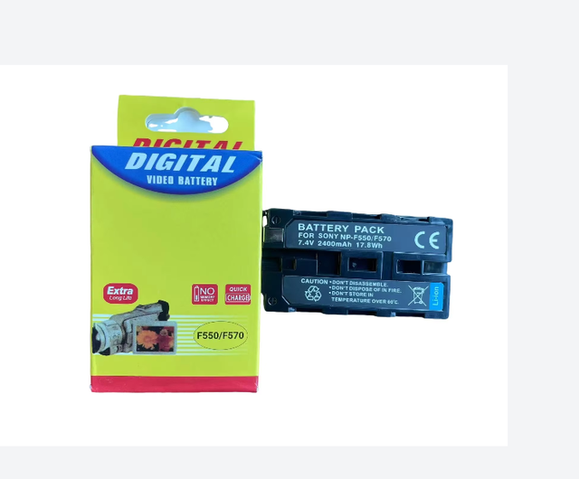 Np-f550/f570 7.4v 2400mah Capacity Battery Pack Rechargeable Lithium Digital Battery F550 F570 for Led Light Camera