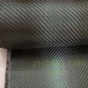 Tela de Fibra de Carbono Verde 3K Tejida para la Industria Aeroespacial, Calzado, Juguetes, Mantas, Tejido de Sarga, Fieltro Estampado - Product Image 4