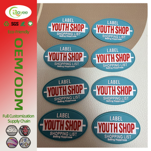 Parches de silicona personalizados de alta calidad, impresión de logotipo 3D, etiquetas de transferencia de calor, parches de TPU, adecuados para ropa de marca, etiquetas. - Product Image 1