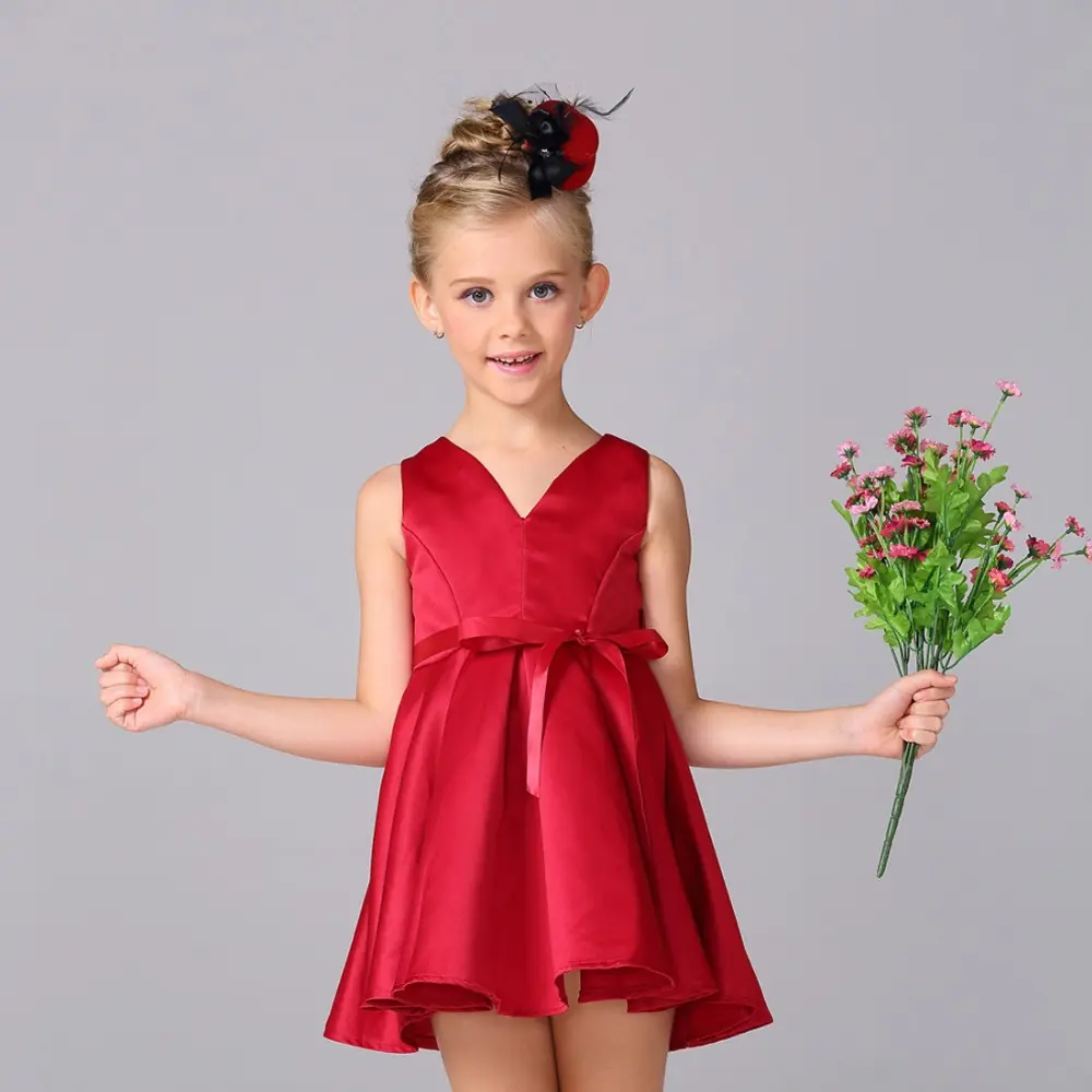 Best Selling Angel Dresses For Kids Short Sleeveless Evening Party Dresses Gowns