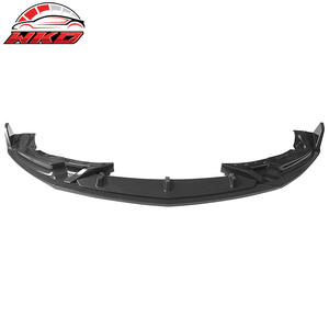 Pour Cadillac CT4, impression fibre de carbone, 2020-2026, lèvre de pare-chocs avant, spoiler de menton, PP, diffuseur 3 pièces, protection de menton - Product Image 3