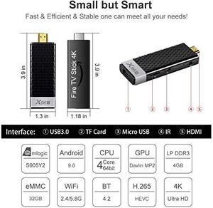 TIVO สตรีมมิ่ง<span class=keywords><strong>4K</strong></span> X96S Media Player ACEMAX Amlogic S905Y2 ANDROID 9.0พาย OS 4G 32G 2.4G 5G WIFI BT ล่าสุด <span class=keywords><strong>Fire</strong></span> <span class=keywords><strong>Tv</strong></span> <span class=keywords><strong>4K</strong></span> - Product Image 2
