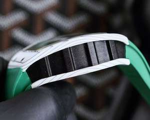 Nouvelle montre mécanique sportive de haute qualité à tourbillon haut de gamme avec bracelet vert, très vendue - Product Image 5