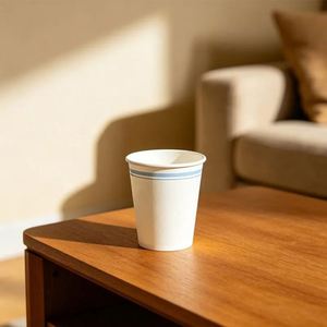 Gobelets en papier kraft à double paroi personnalisés VIC avec impression dorée pour service de jus 8oz/12oz/16oz Diamètre 90mm - Product Image 3